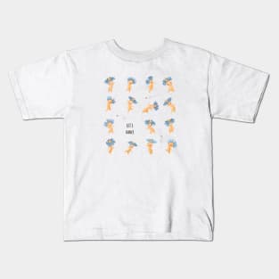 Let's dance, blue Kids T-Shirt